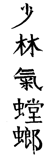 Calligraphy by Master Zhen